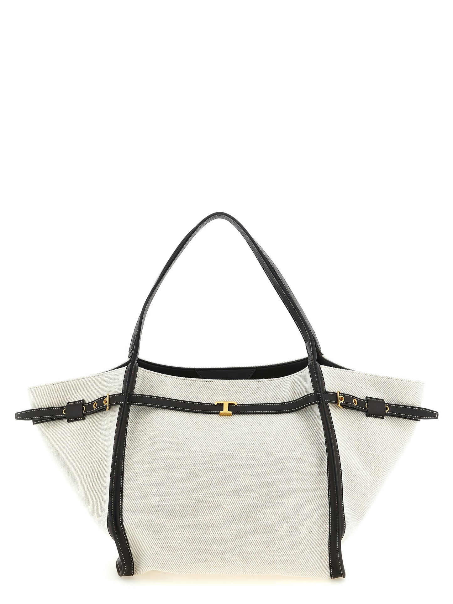 Tod's Multicolor Linen Tote Bag