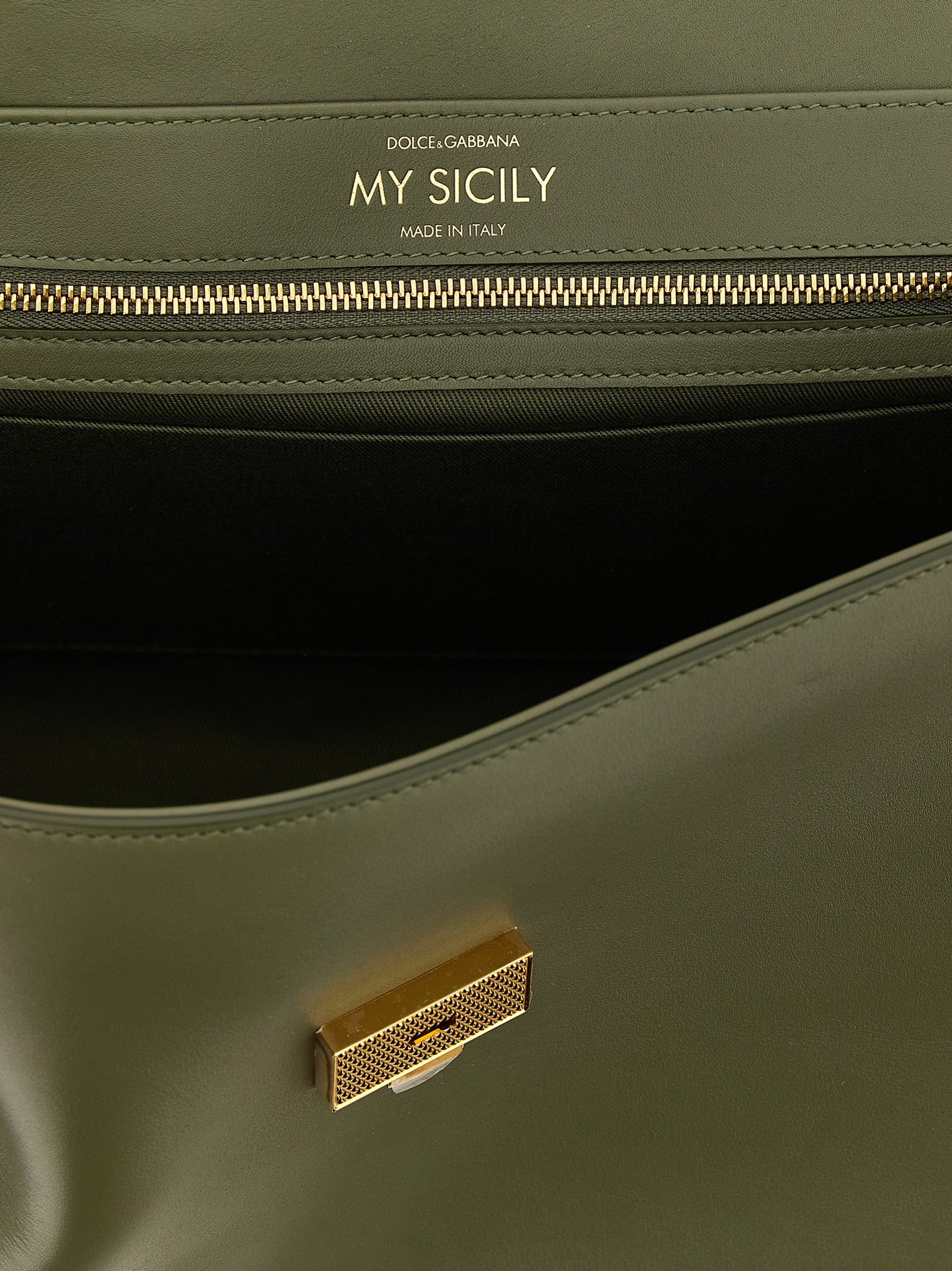 Dolce & Gabbana Bicolor Handtas van kalfsleder