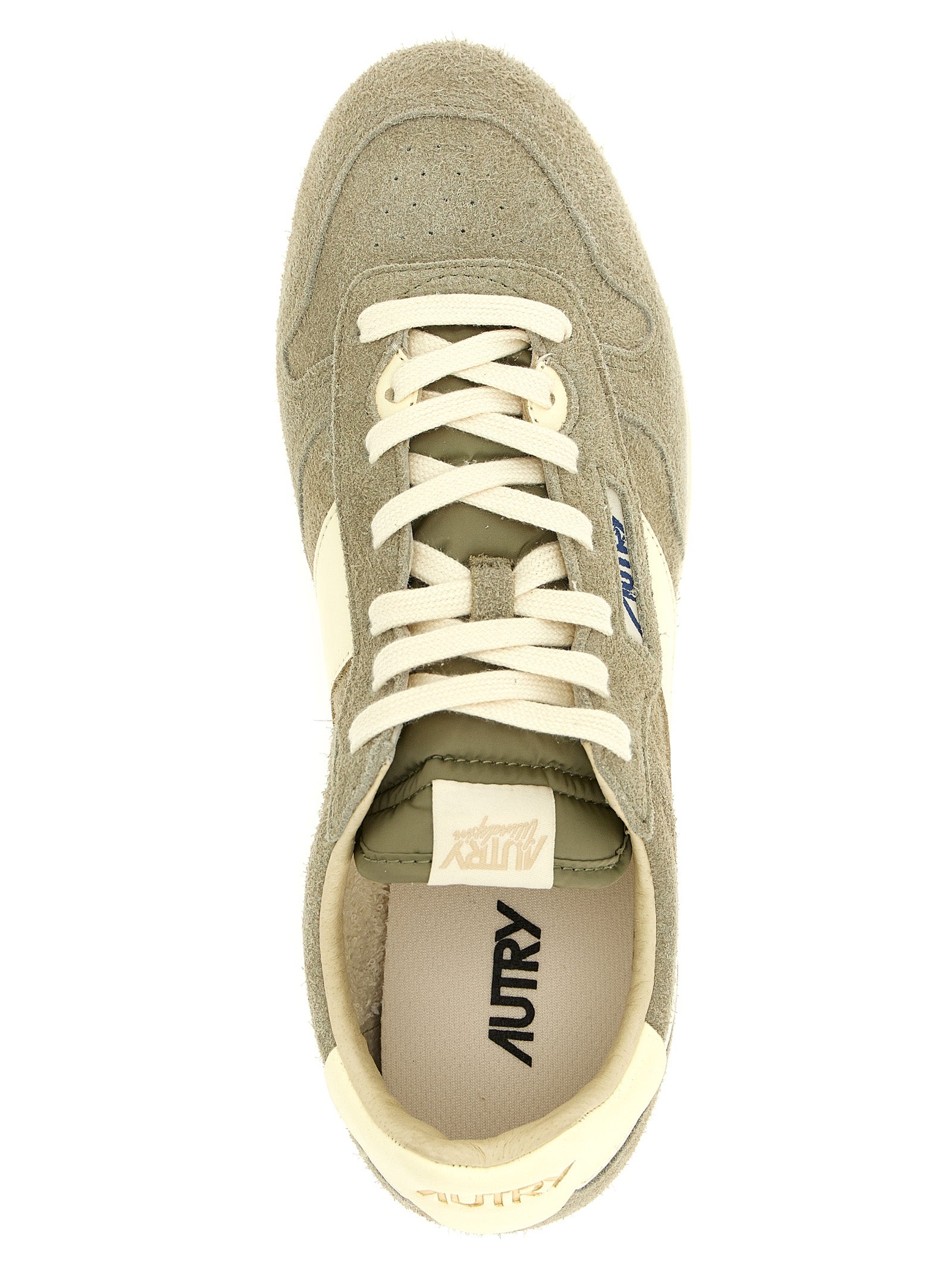 Autry Grey Cowhide Athletic Sneakers