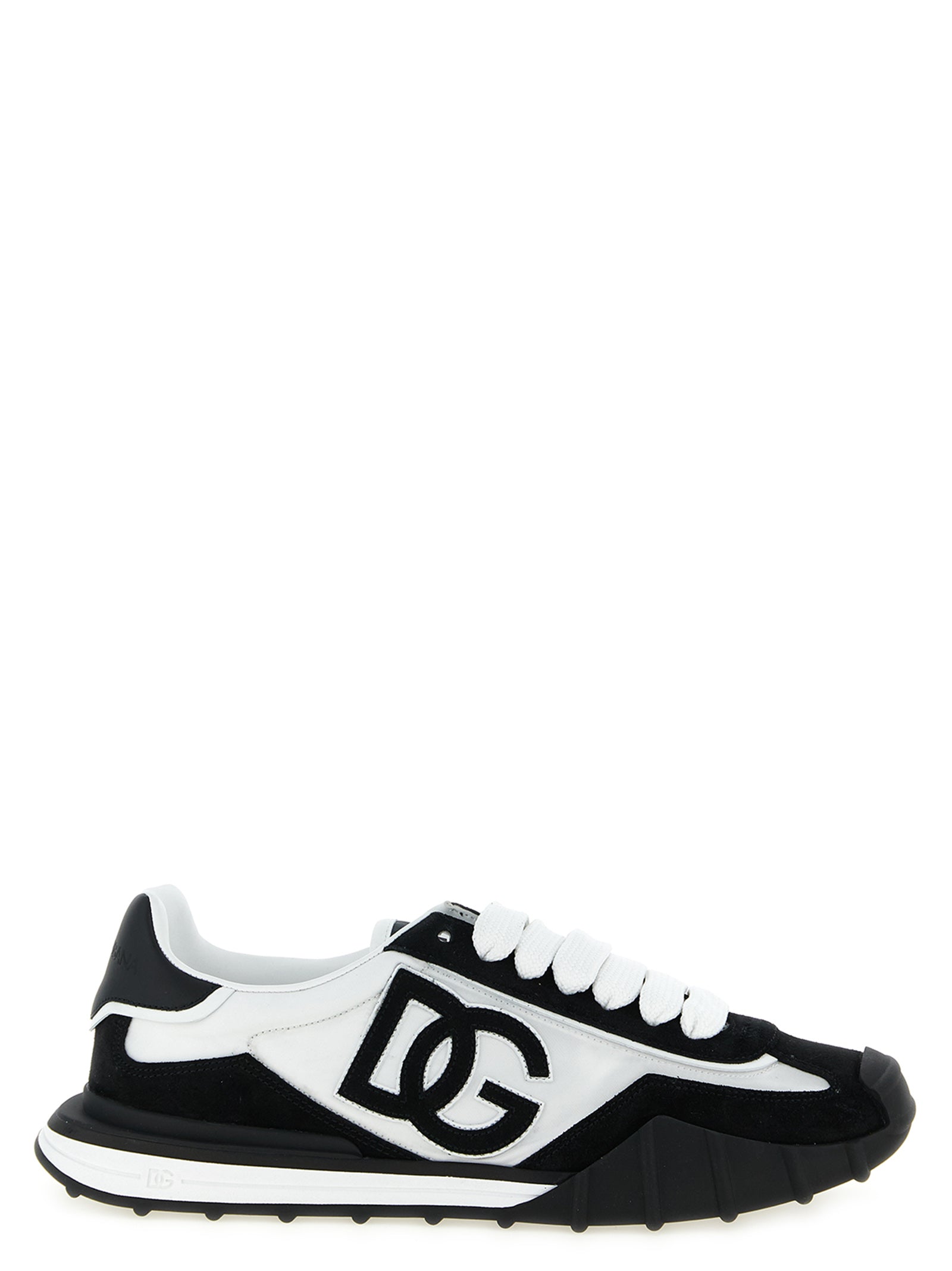 Dolce & Gabbana Bicolor Polyamide Athletic Sneakers