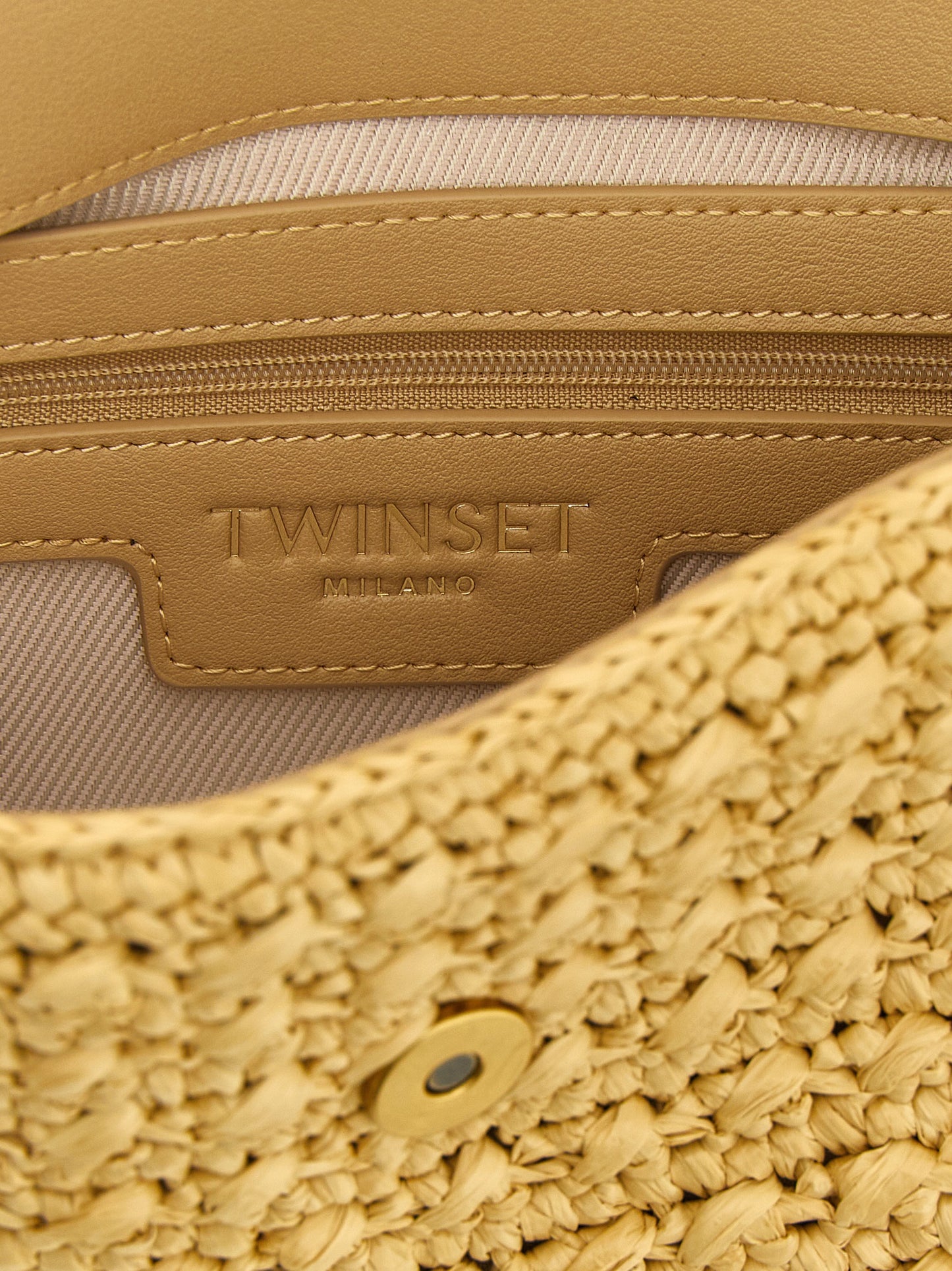 Twinset Beige Polypropylene Crossbody Bag