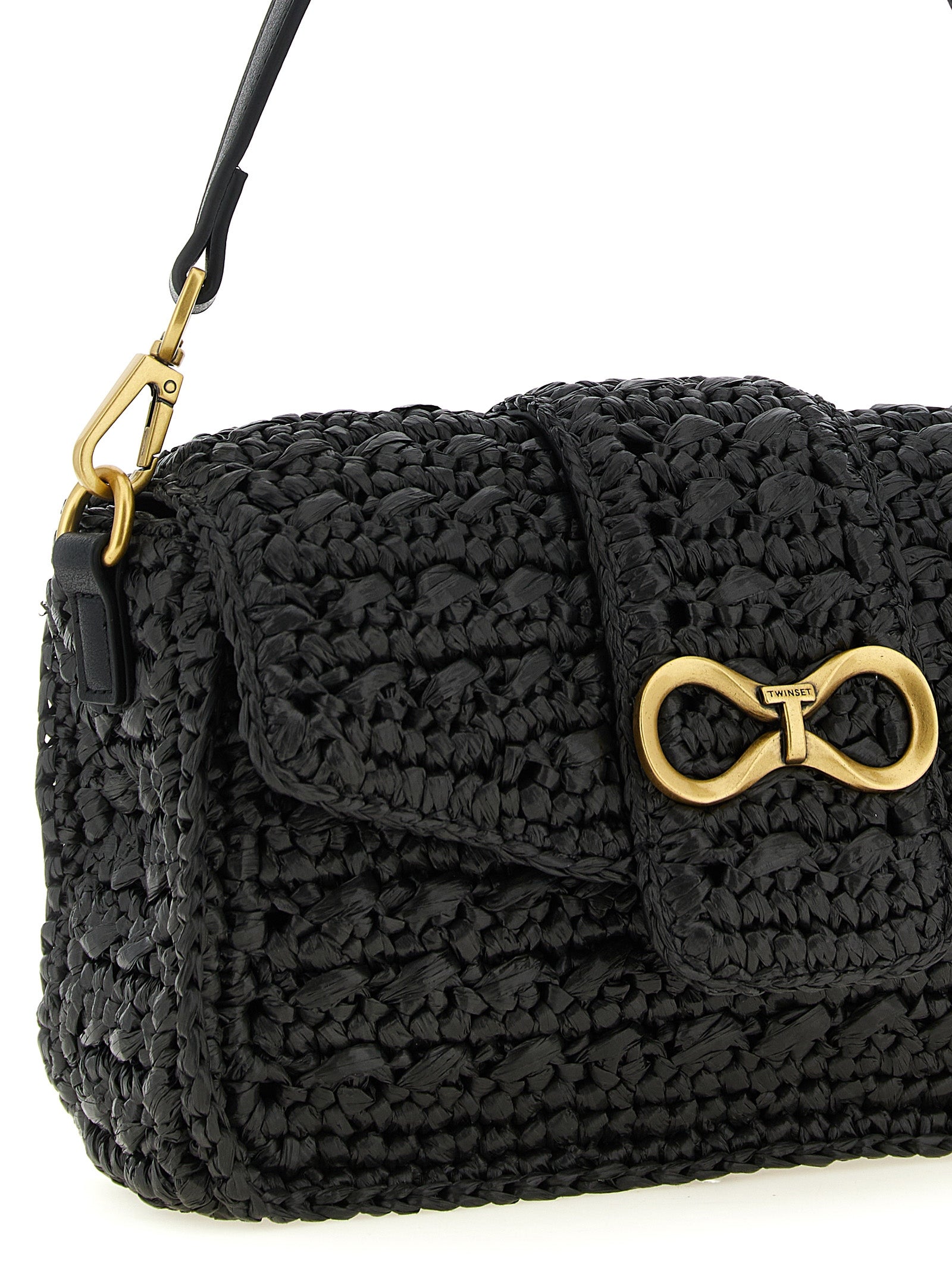 Twinset Sac bandoulière en polypropylène noir