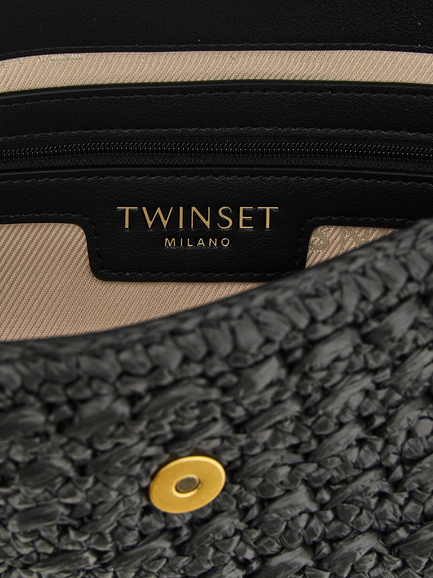 Twinset Black Polypropylene Crossbody Bag