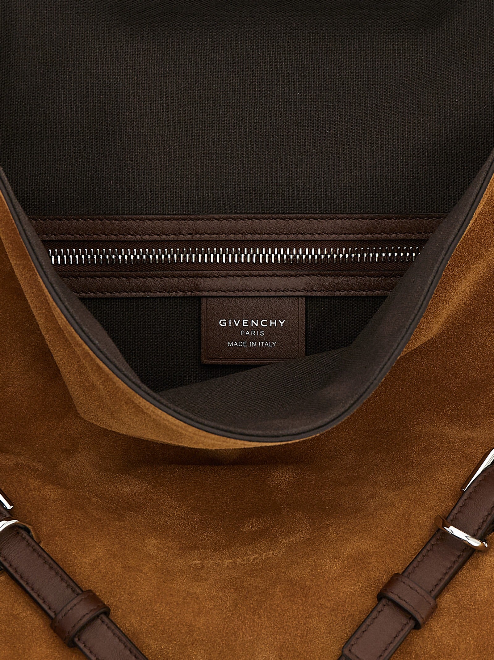 Givenchy bruine schoudertas van kalfsleer
