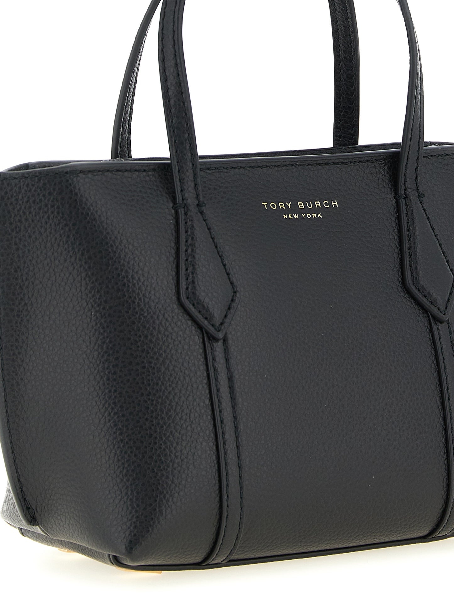 Tory Burch Black Cowhide Handbag