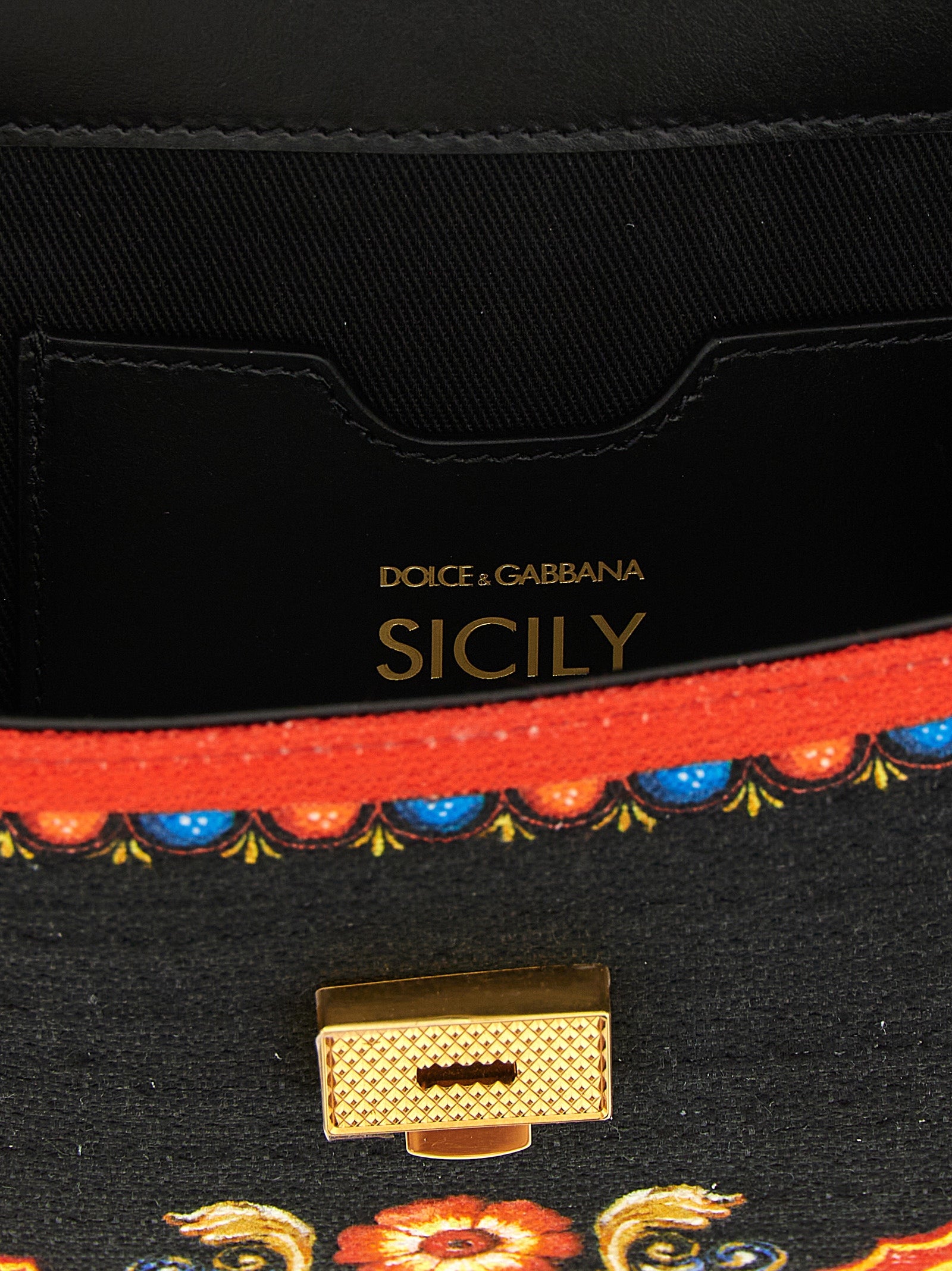 Dolce & Gabbana Meerkleurige Katoenen Handtas
