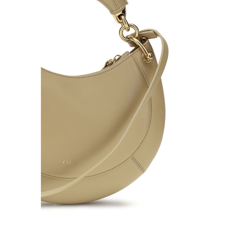 Chloé Schoudertas van kalfsleer beige Bos Taurus