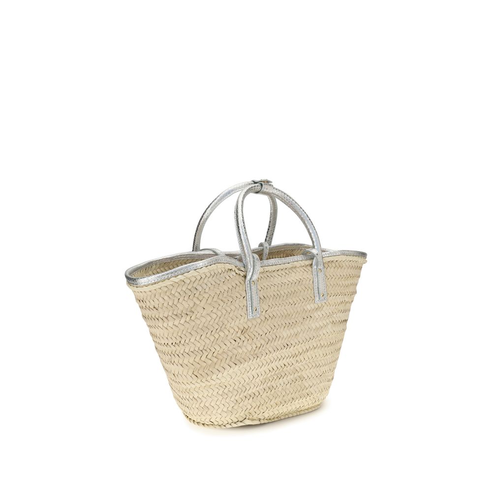 Jacquemus Beige Raffia Handbag