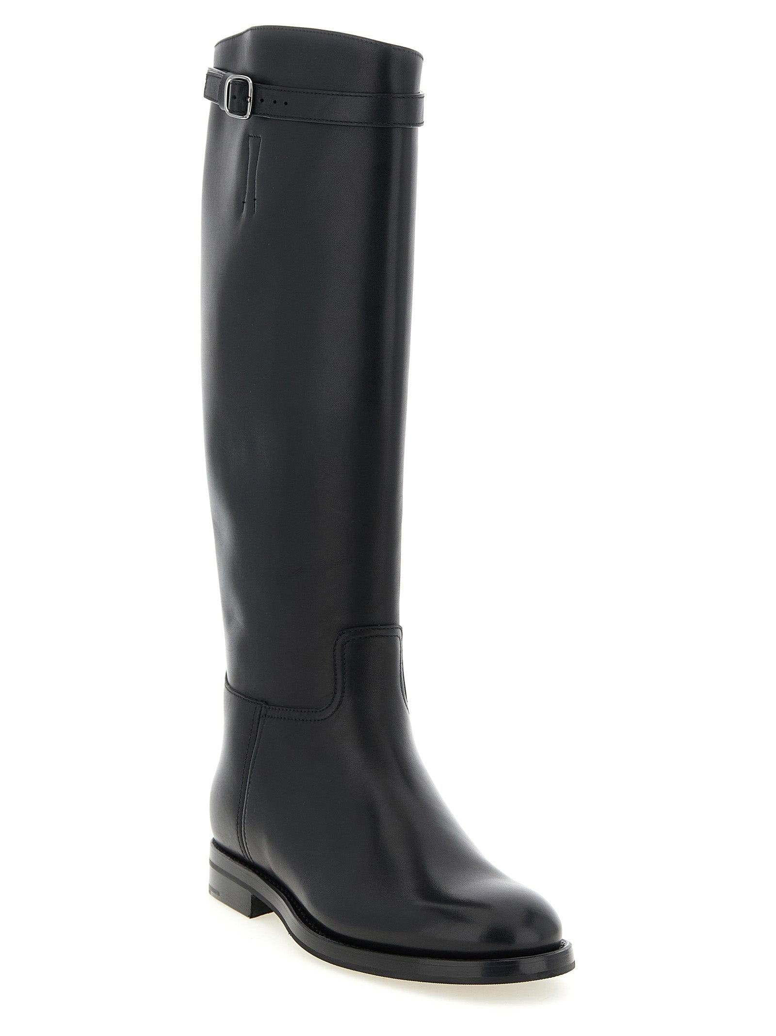 Church's Black Calfskin Over-the-Knee