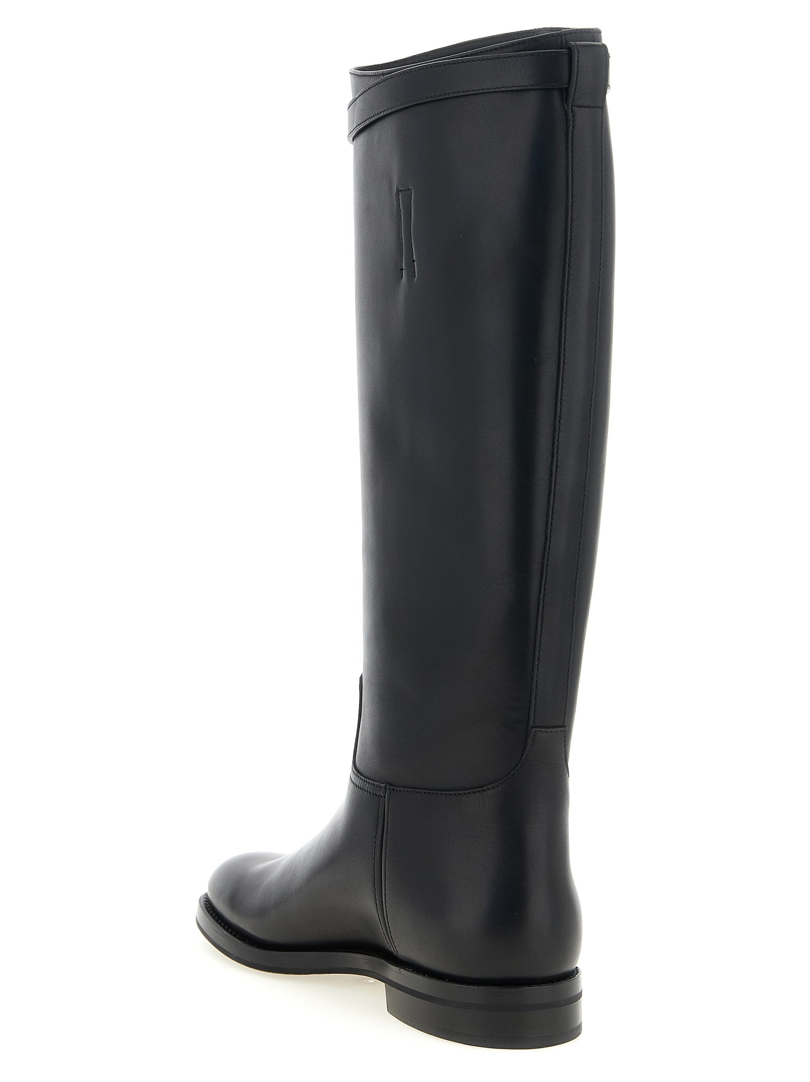 Church's Black Calfskin Over-the-Knee