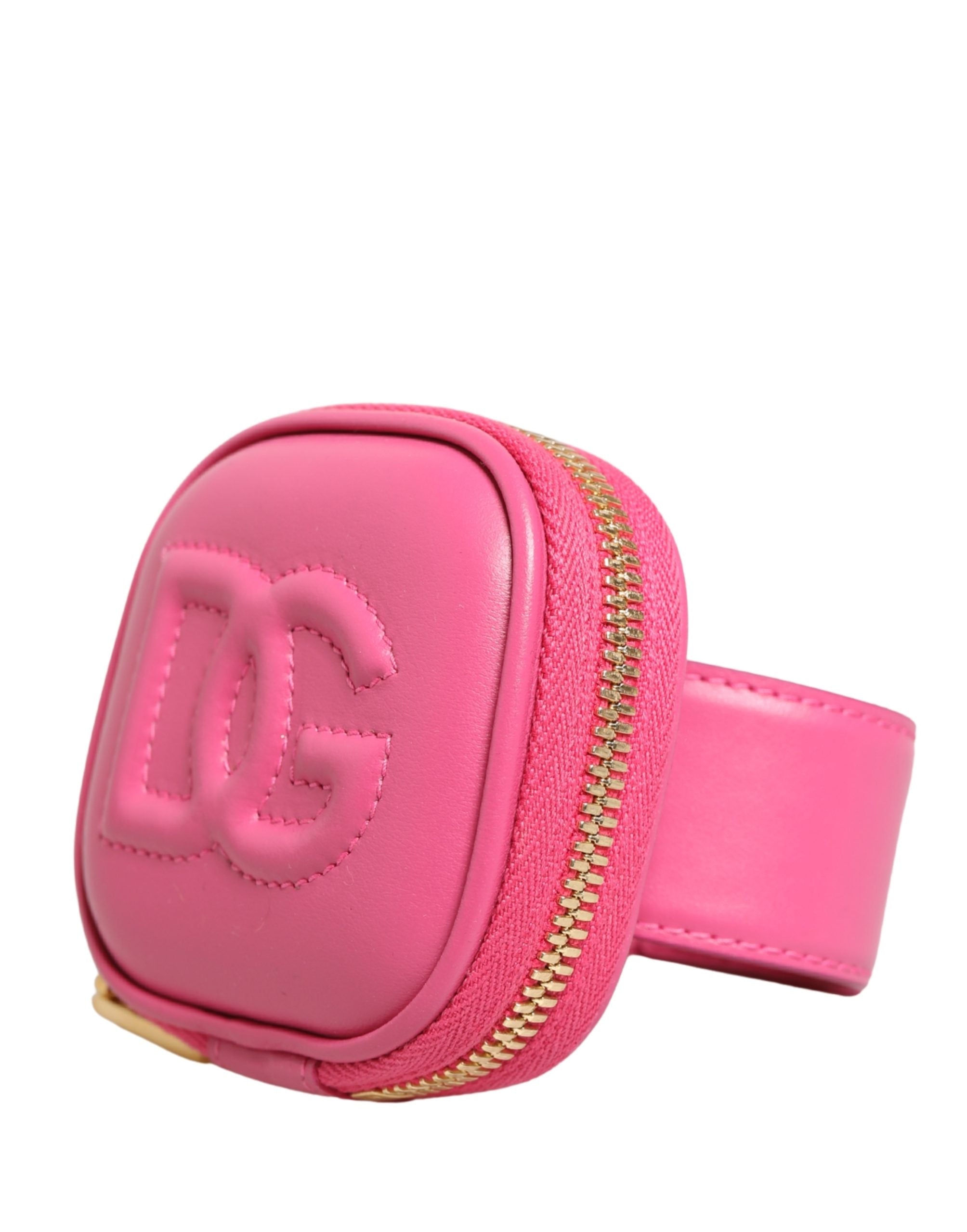 Dolce & Gabbana Pink Calf Leather DG Logo MULTIFUNCTIONAL KIT Tote Bag