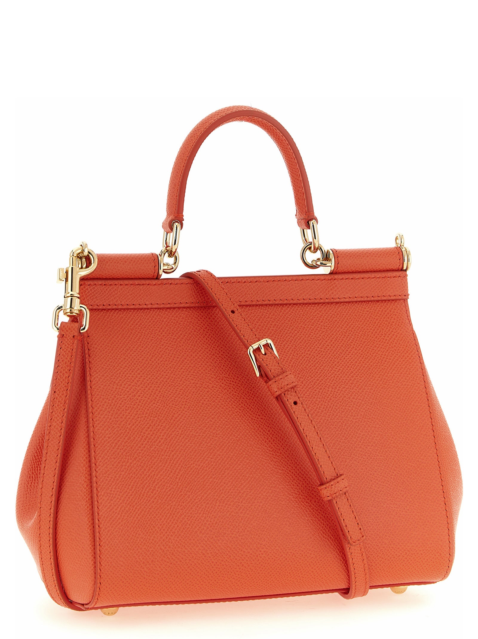 Dolce & Gabbana Orange Calfskin Handbag