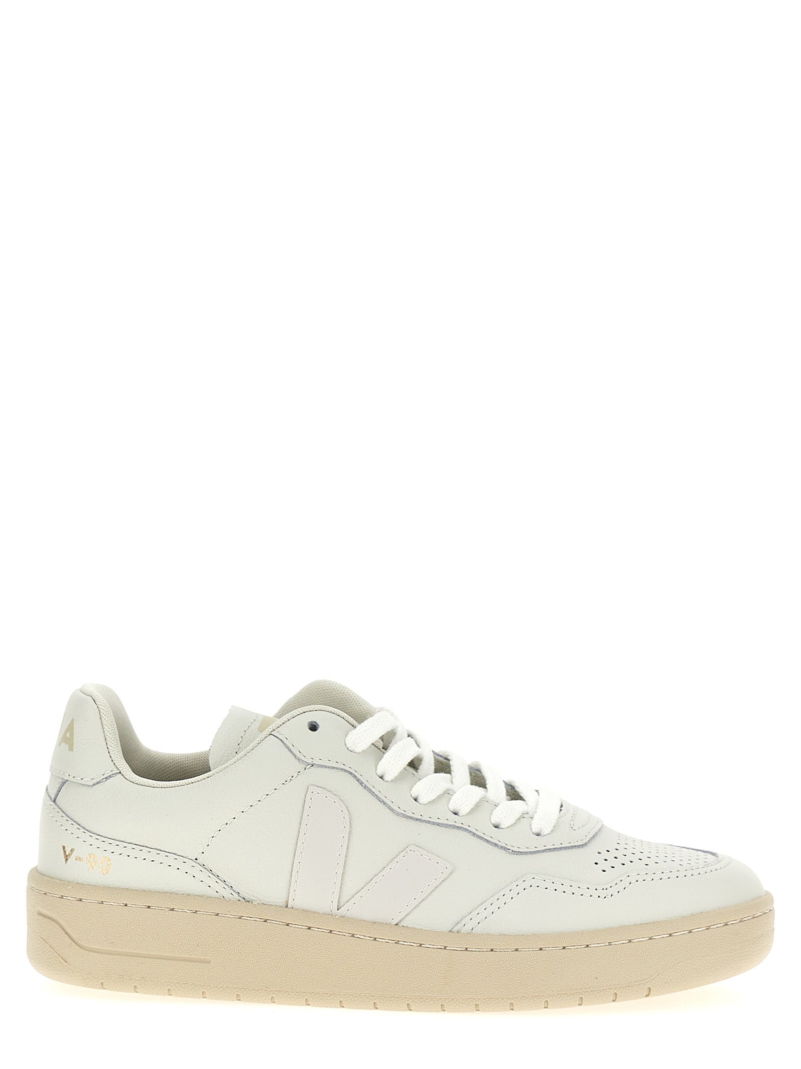 Veja lage sneakers van wit leer