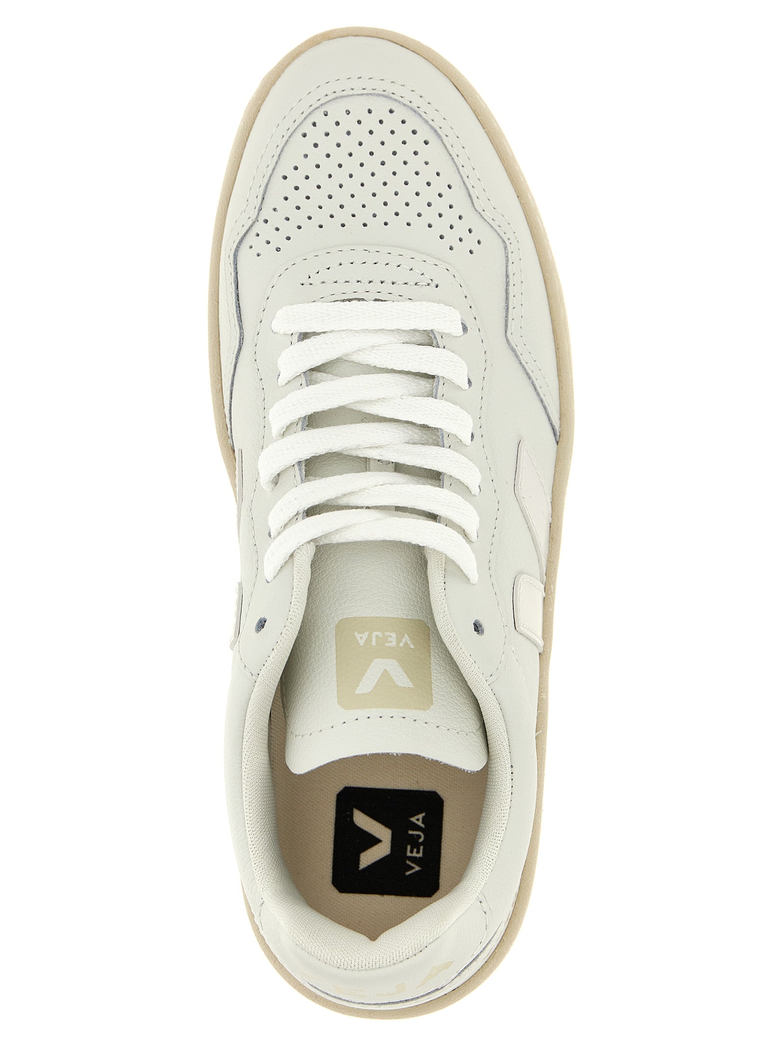 Veja lage sneakers van wit leer