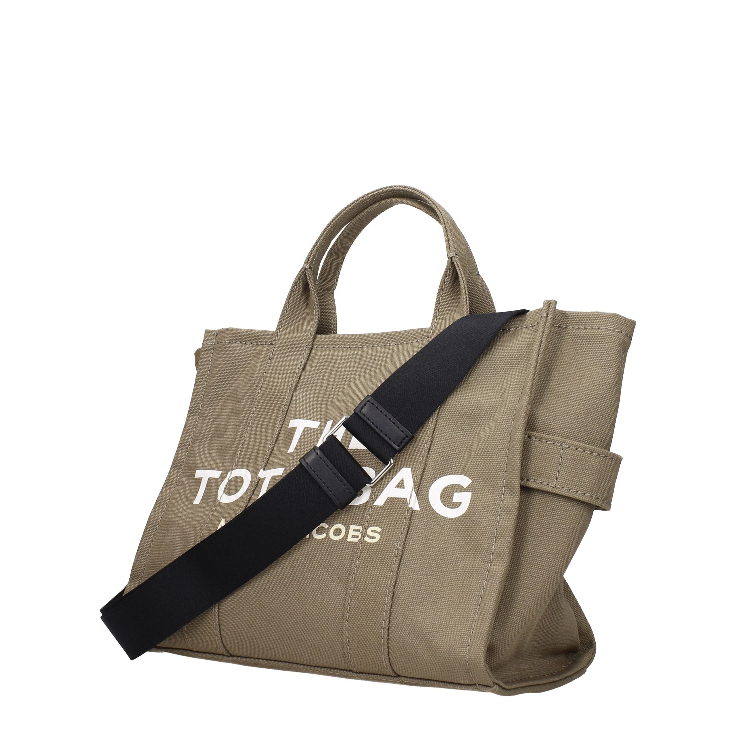 Sac à main en tissu vert Marc Jacobs