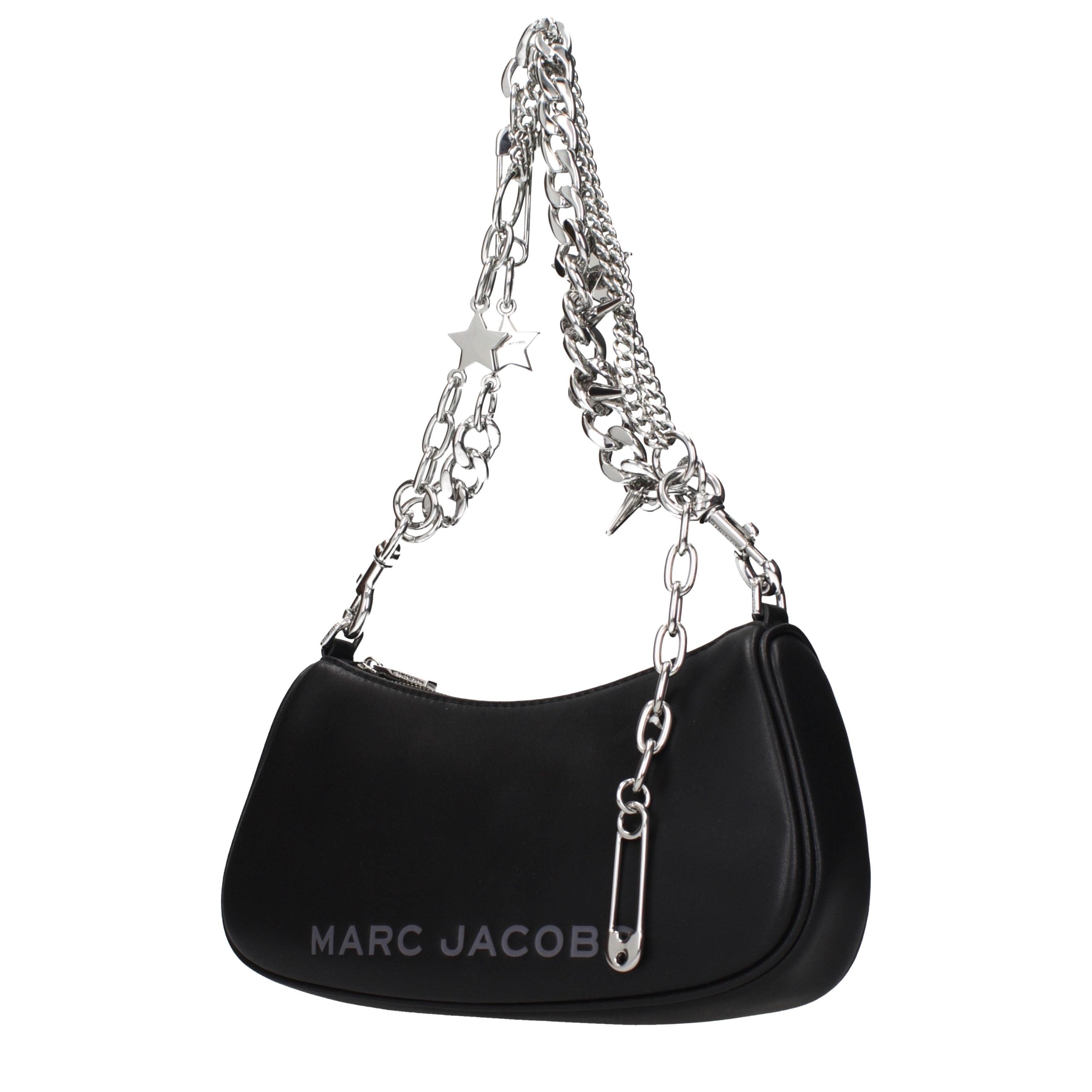 Sac à bandoulière en cuir noir Marc Jacobs