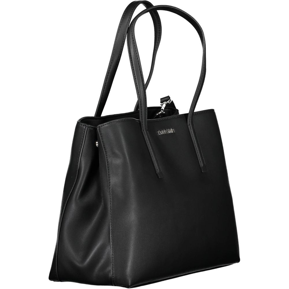 Calvin Klein Black Polyester Women's Handbag