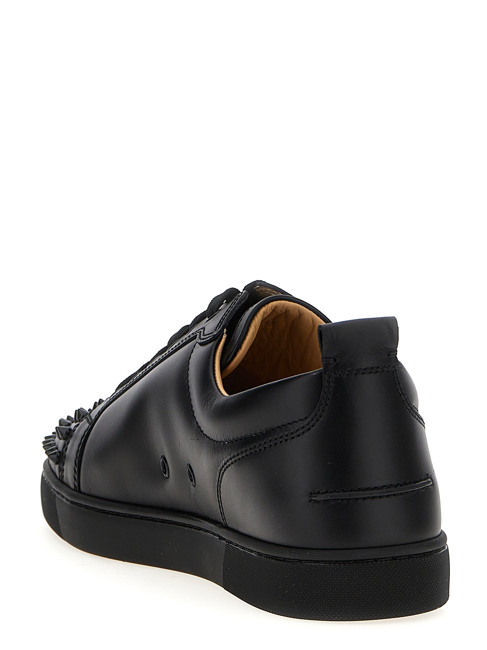 Christian Louboutin Black Calfskin Low Top Sneakers