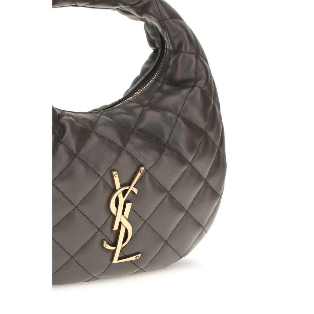 Saint Laurent Grijze Lam Ovis Aries Aries Schoudertas