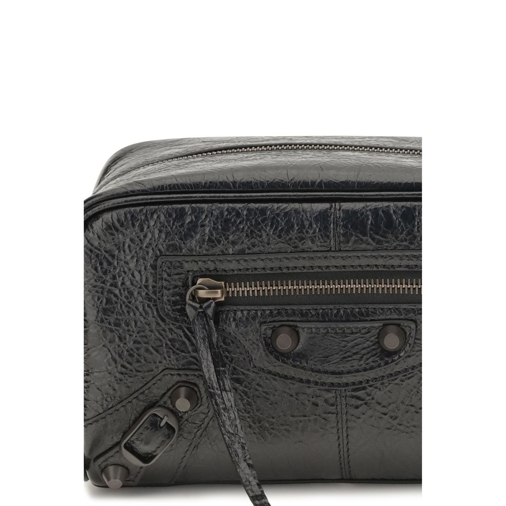 Balenciaga Zwart Lamsleer Ovis Aries Aries Portemonnee