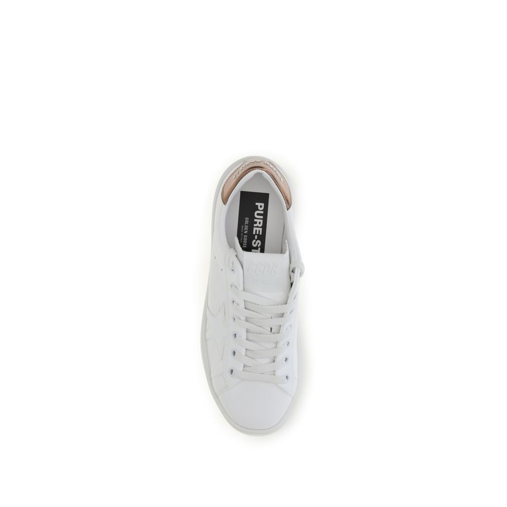 Golden Goose Witte Kalfsleer Bos Taurus Lage Sneakers
