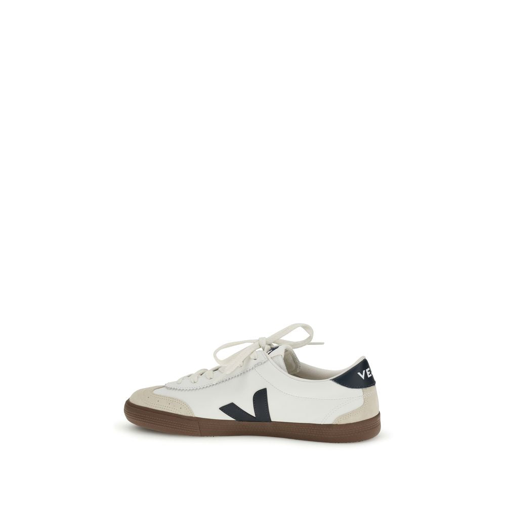 Veja Witte Kalfsleren Bos Taurus Atletische Sneakers