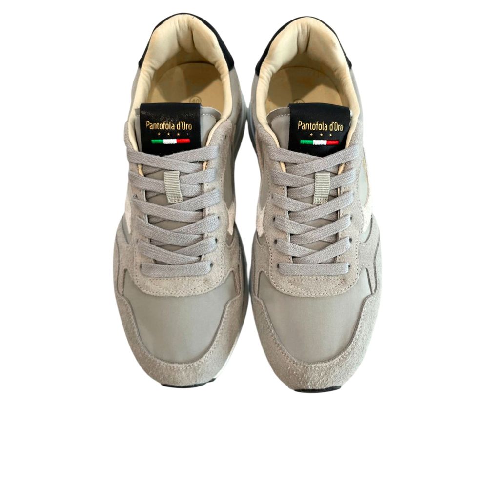 Pantofola D'Oro Grijze Suède Herensneaker