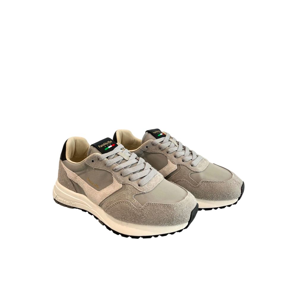 Pantofola D'Oro Grijze Suède Herensneaker
