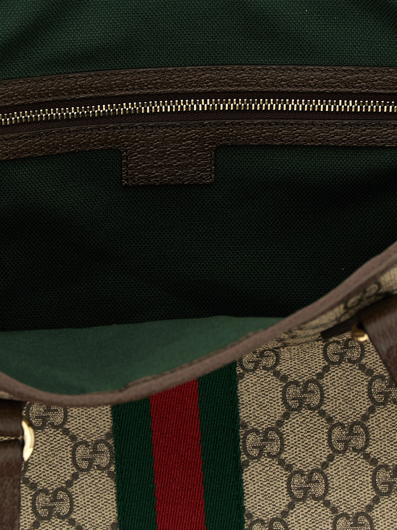 Gucci Brown Polyethylene Tote Bag