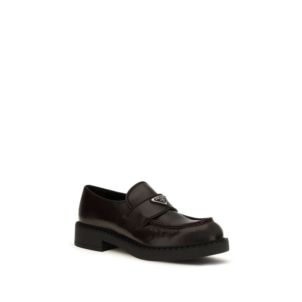Prada instapschoenen van bruin kalfsleer Bos Taurus