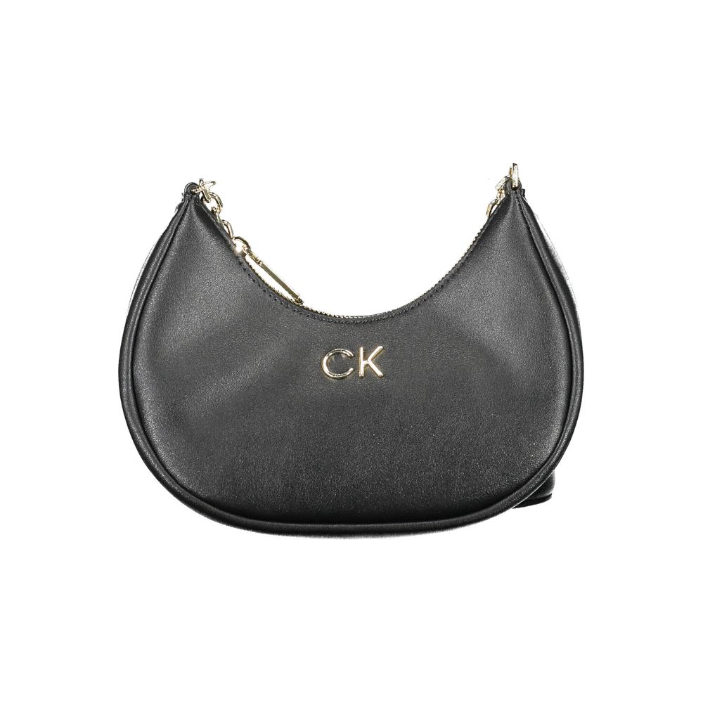 Calvin Klein Black Polyester Women's Shoulder Bag