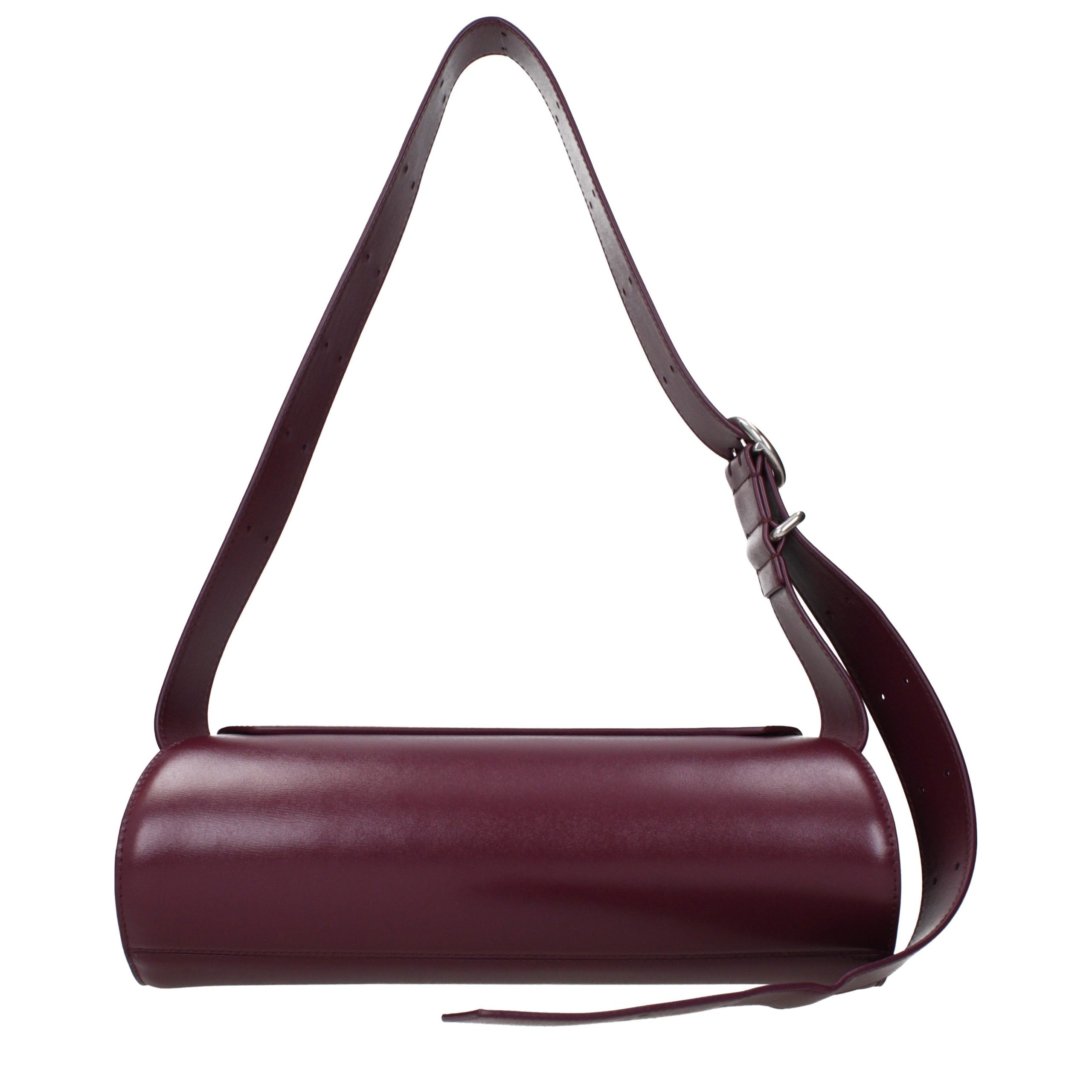 Jil Sander Rode Leren Crossbody Tas