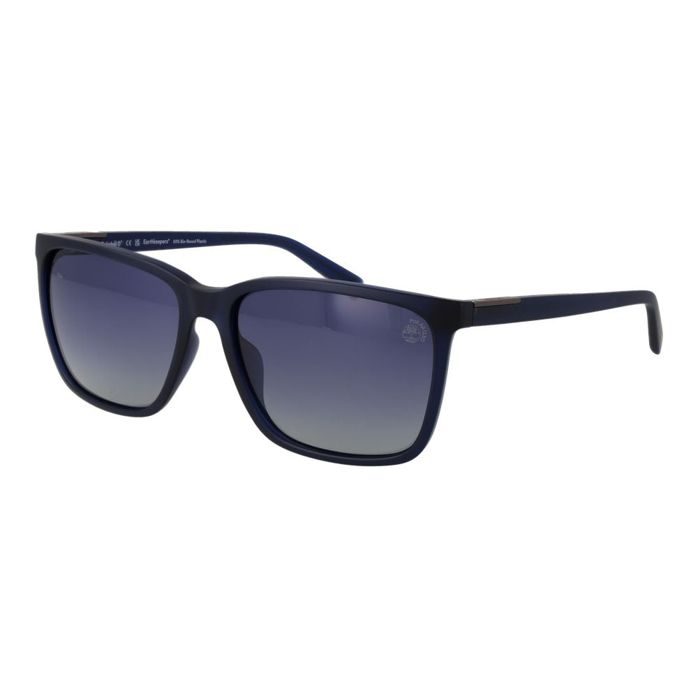 Timberland Blauwe Plastic Zonnebril