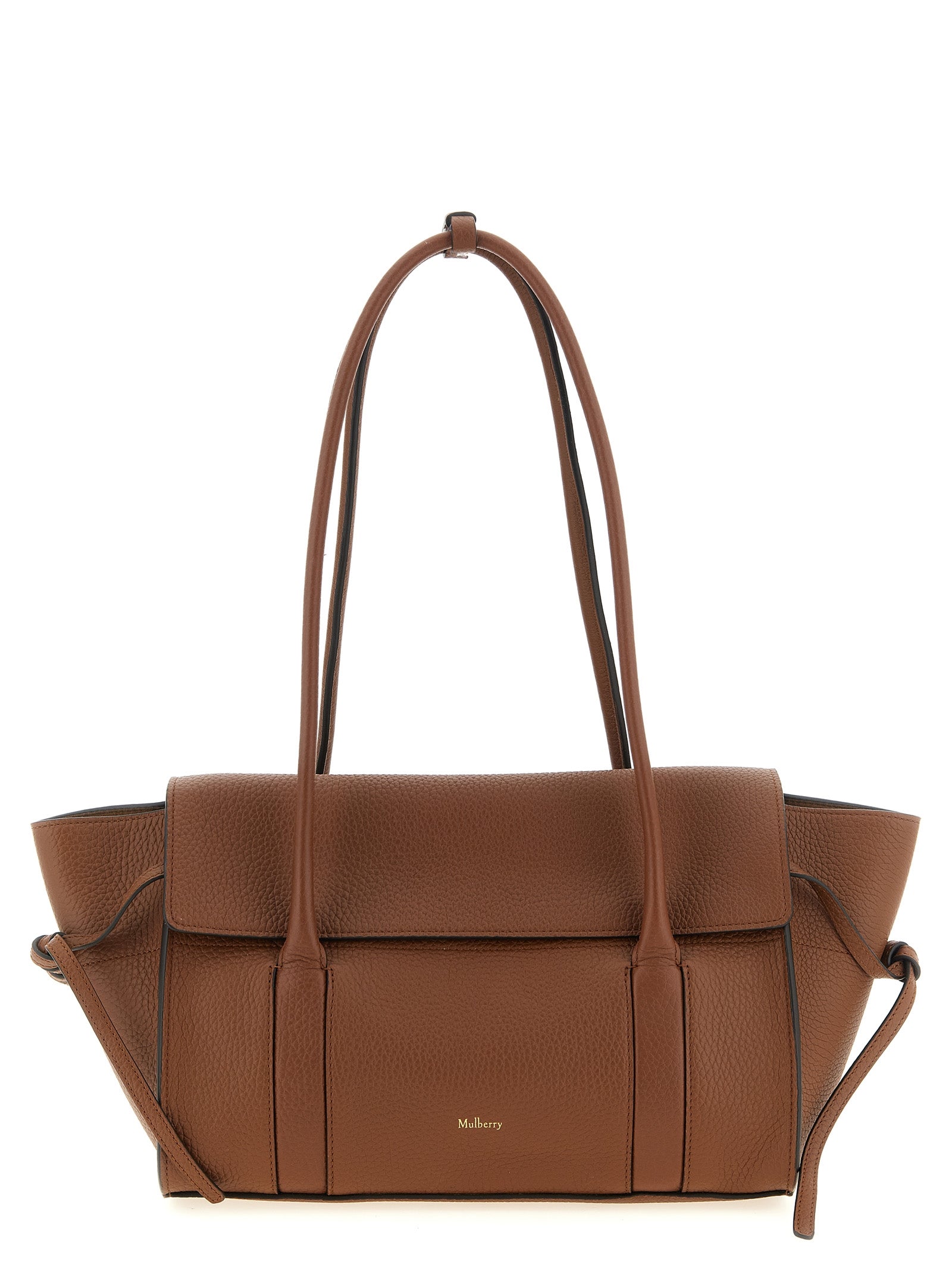 Schoudertas van Mulberry bruin kalfsleer