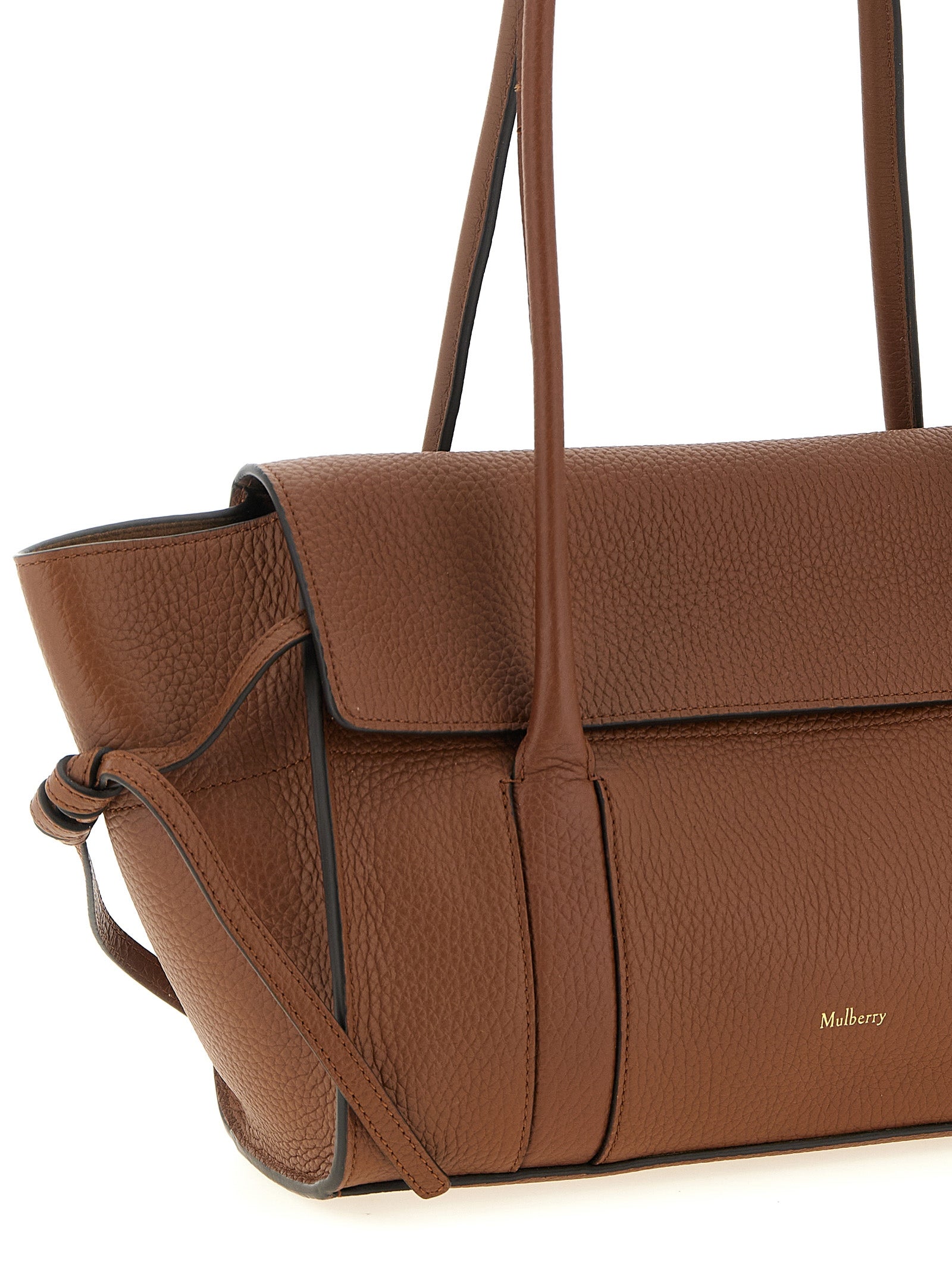 Schoudertas van Mulberry bruin kalfsleer