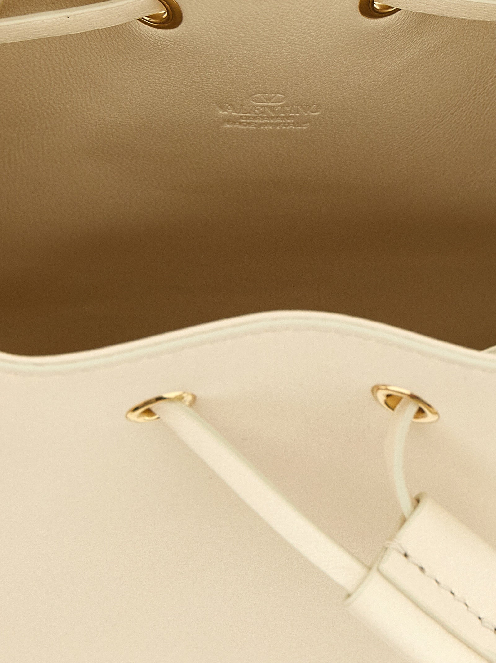 Valentino Garavani Witte Lamswaren Crossbodytas
