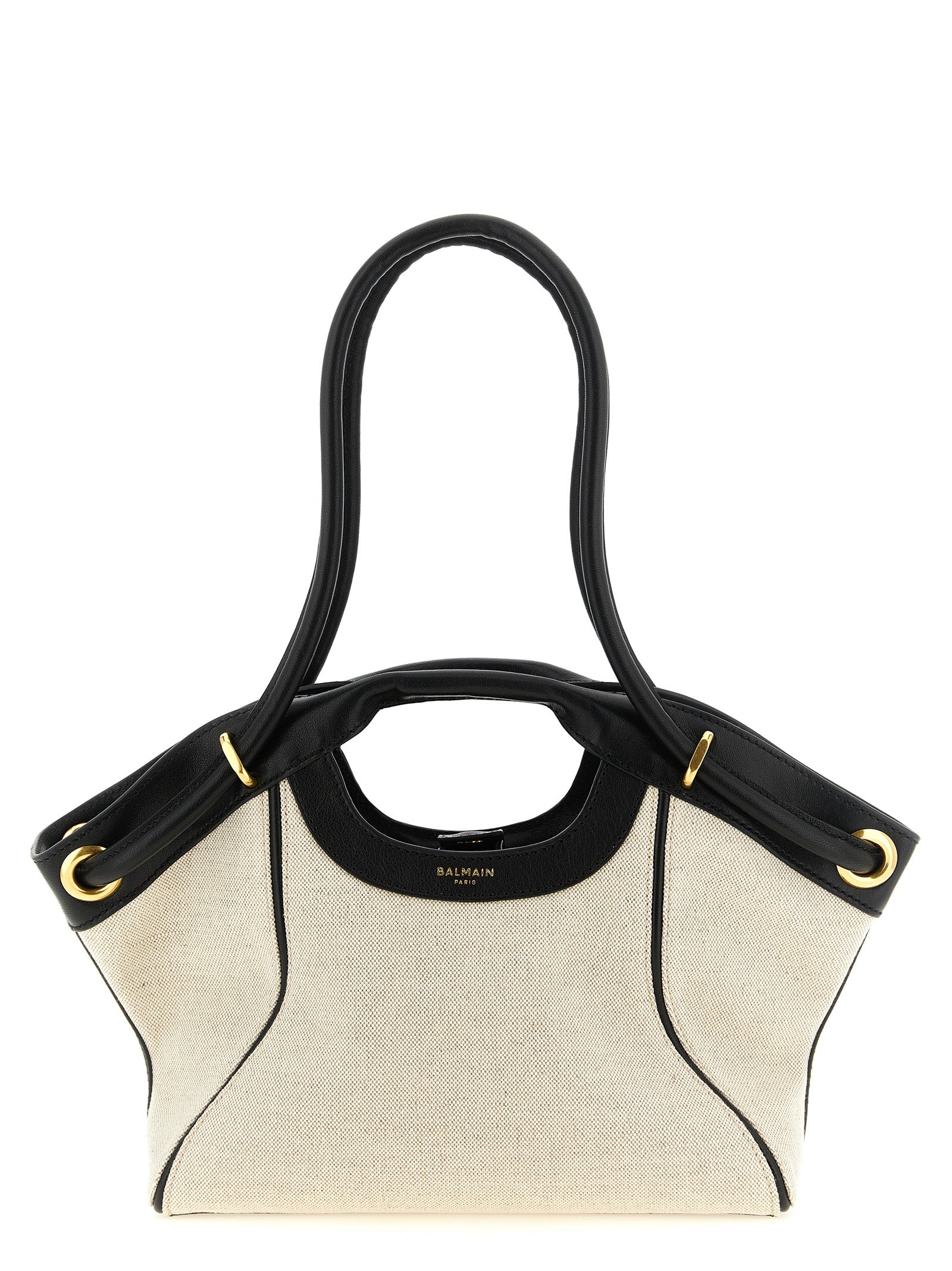 Balmain Bicolor Katoenen Tote Bag