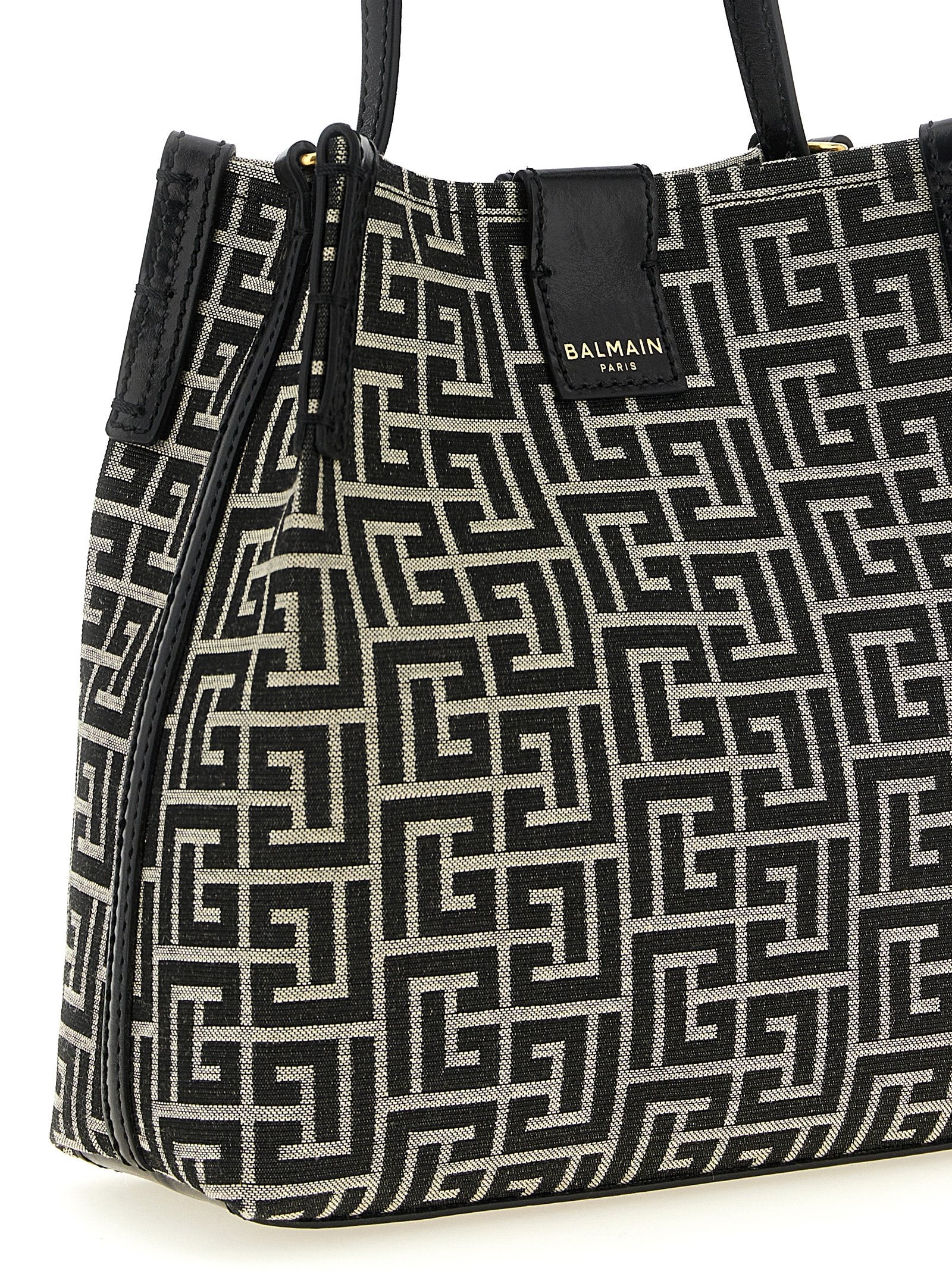 Balmain Bicolor Katoenen Schoudertas
