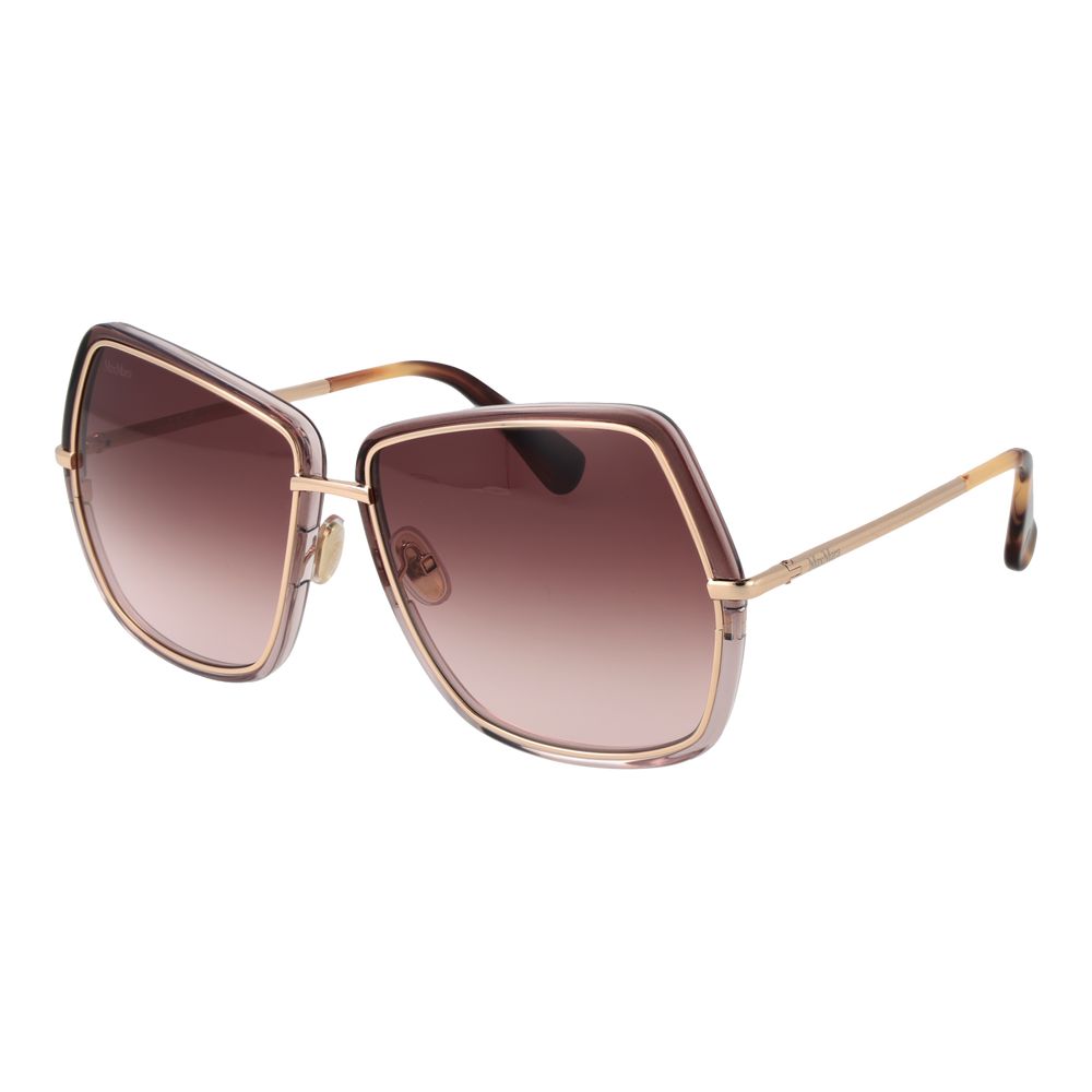 Max Mara Goldmetalen Zonnebril