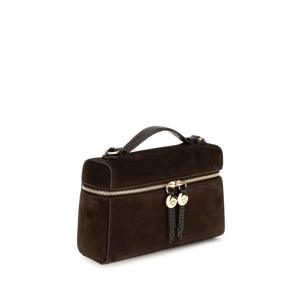 Tory Burch Schoudertas van bruin suèdeleer