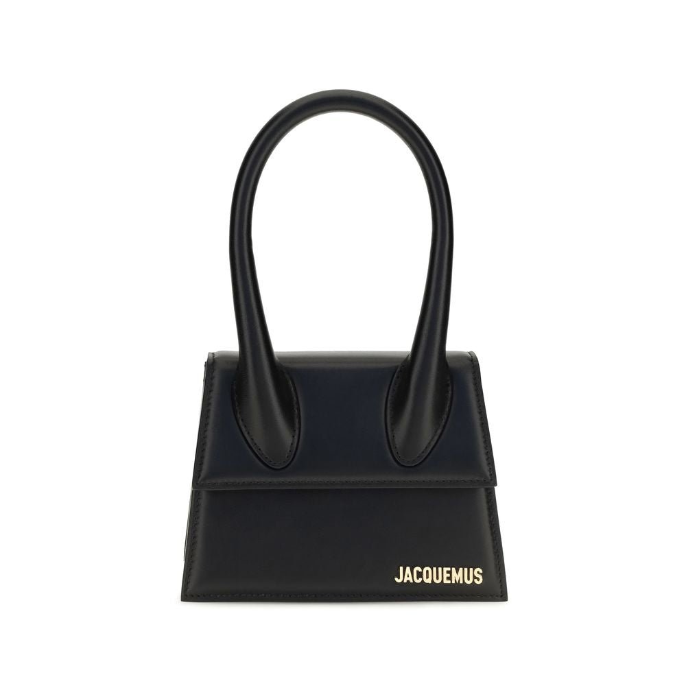 Jacquemus Zwarte Kalfsleren Bos Taurus Handtas
