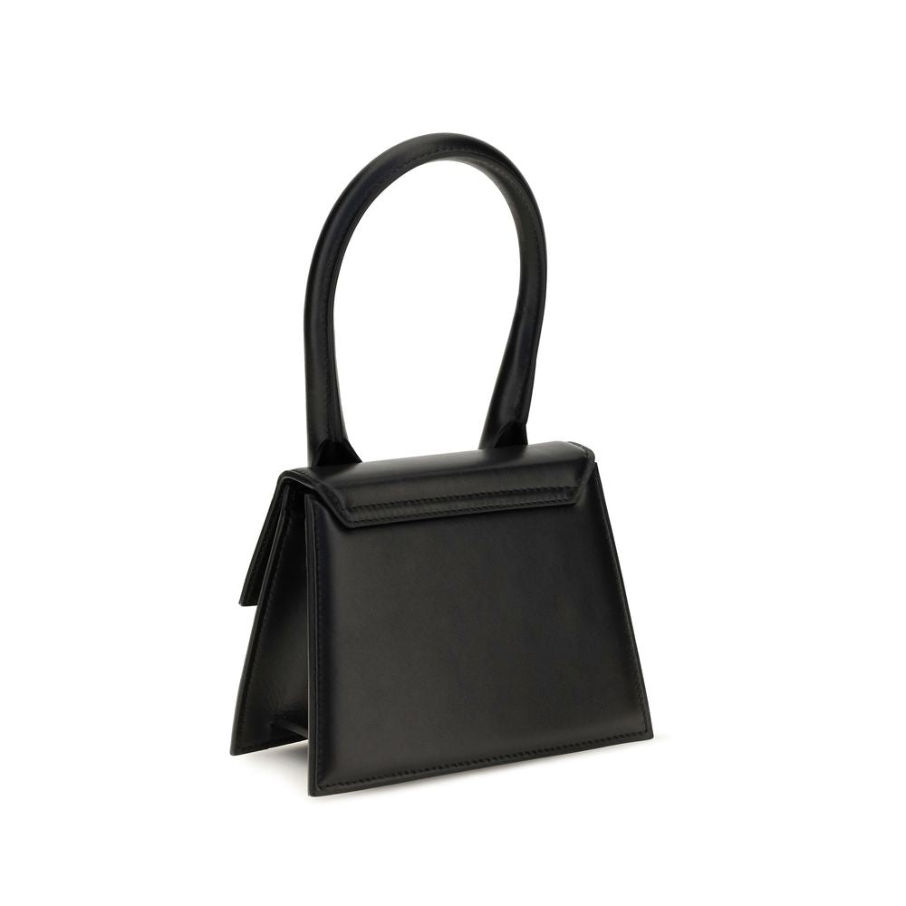 Jacquemus Zwarte Kalfsleren Bos Taurus Handtas