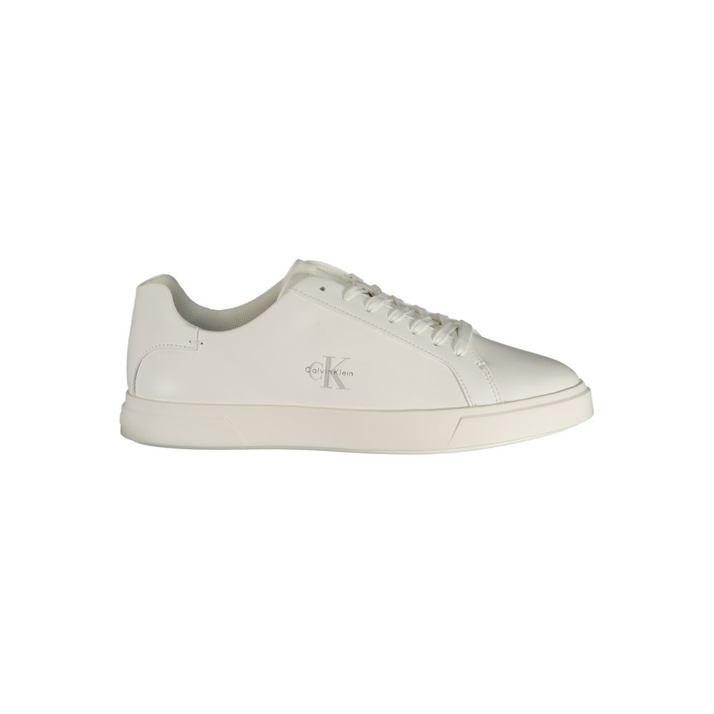 Calvin Klein Dames Sneaker Wit Polyurethaan