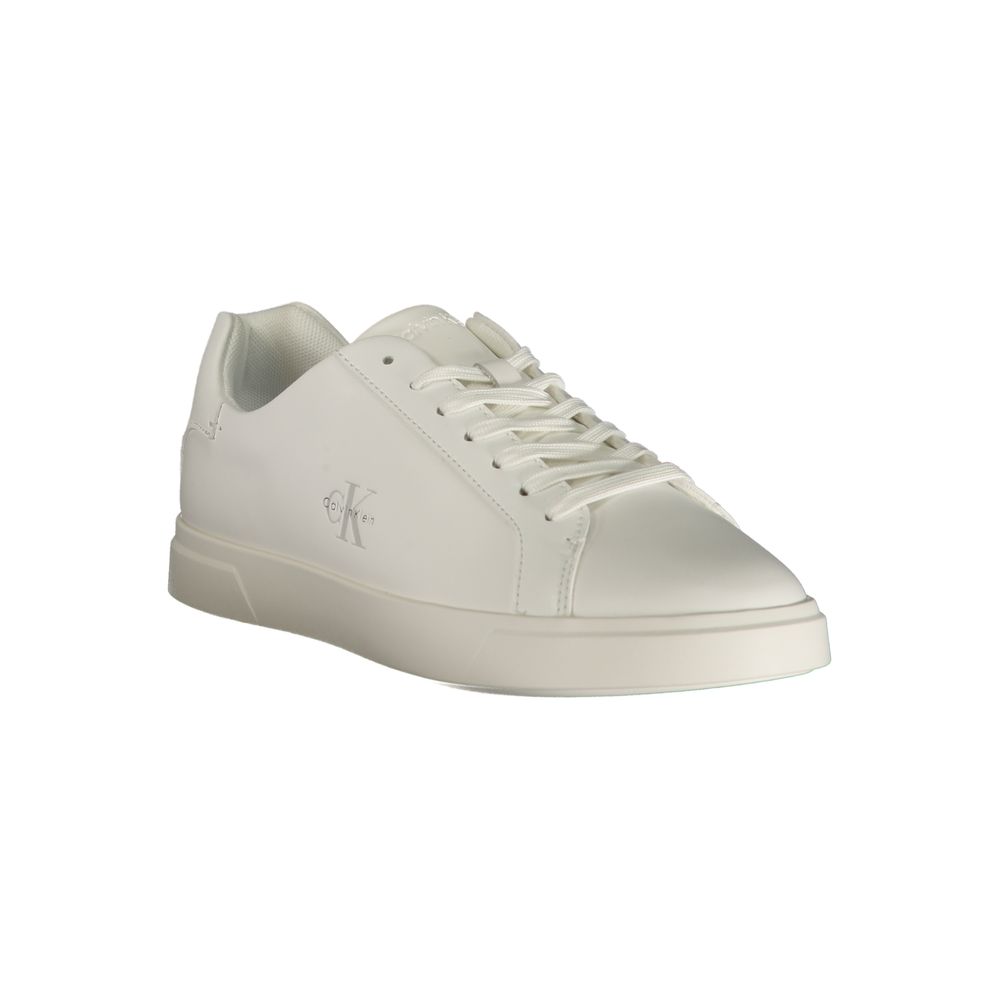 Calvin Klein Dames Sneaker Wit Polyurethaan