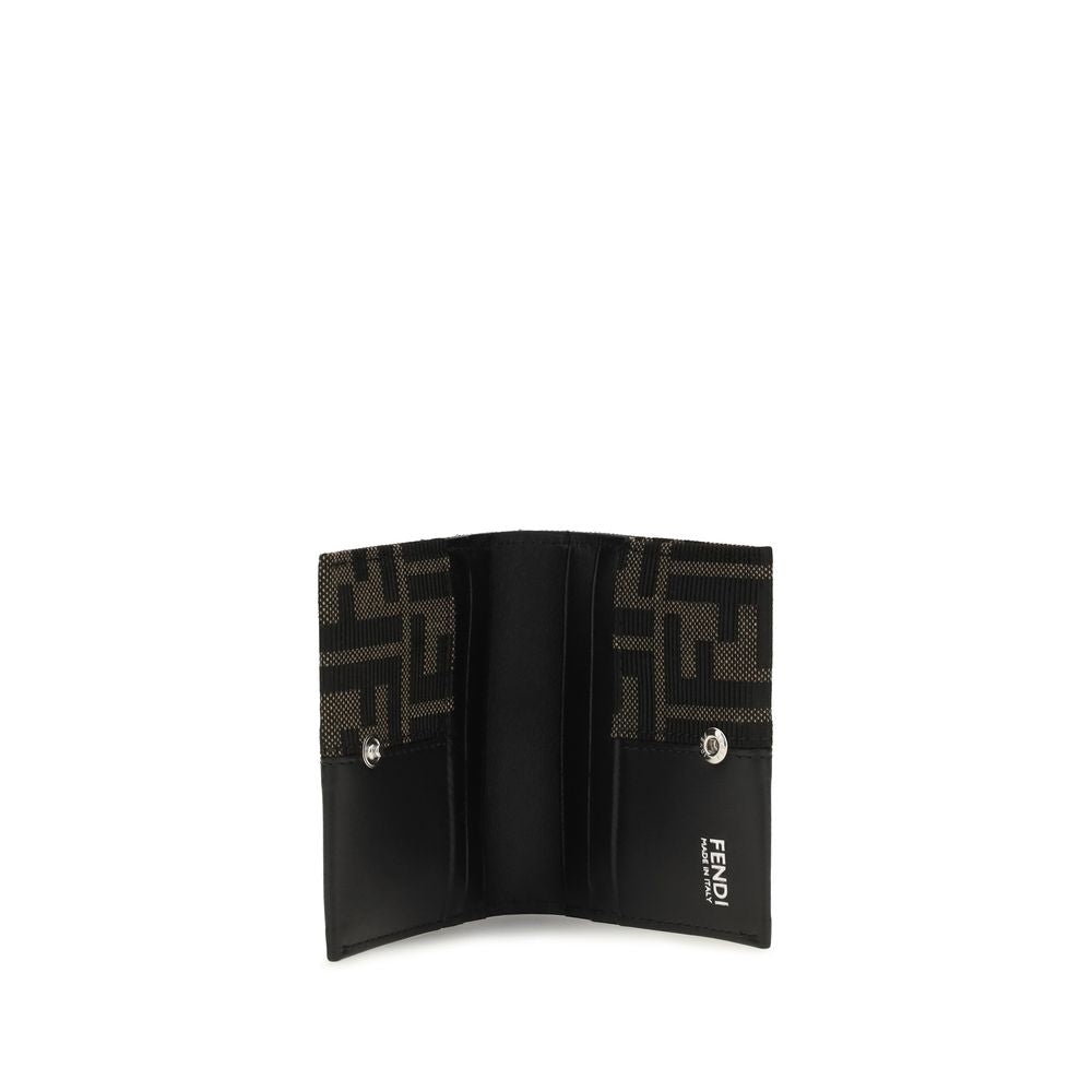 Fendi bruine polyester portemonnee