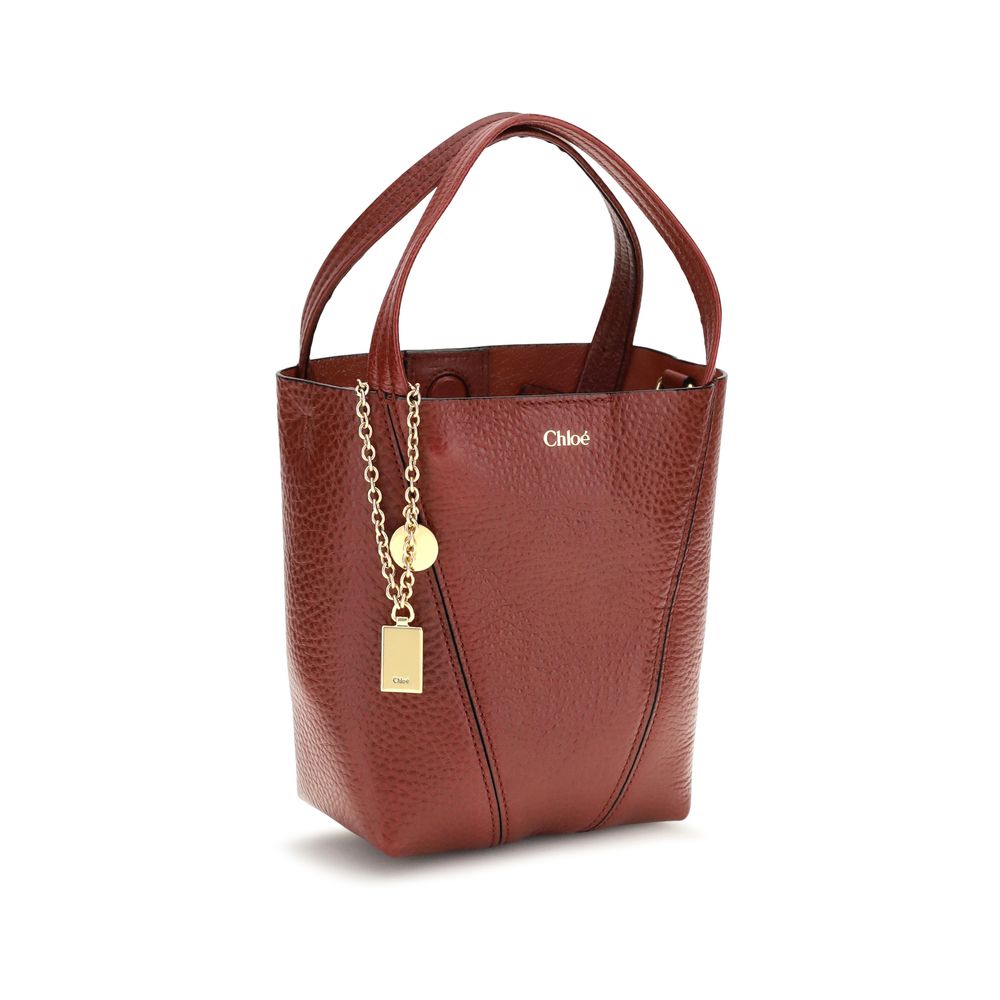 Chloé Red Calf Leather Bos Taurus Shoulder Bag