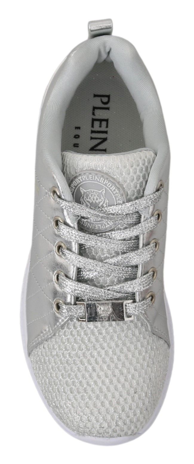 Philipp Plein Gisella Zilveren Polyester Sneakers Schoenen