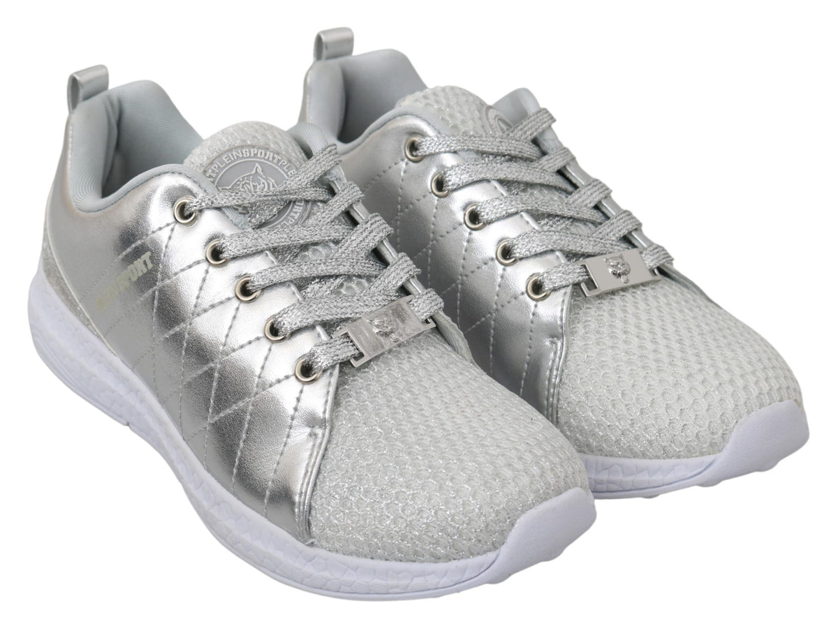 Philipp Plein Gisella Zilveren Polyester Sneakers Schoenen