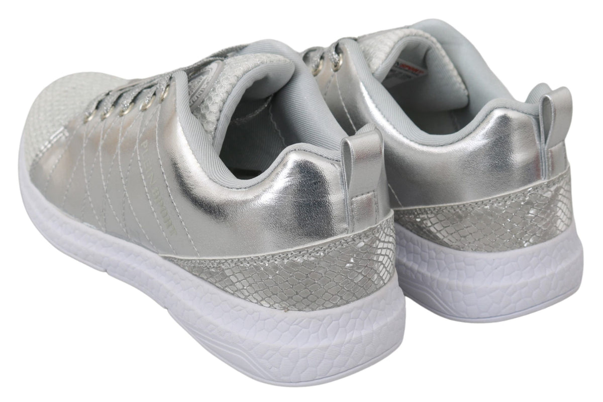 Philipp Plein Gisella Zilveren Polyester Sneakers Schoenen