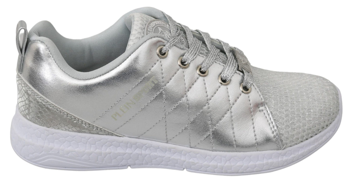 Philipp Plein Gisella Zilveren Polyester Sneakers Schoenen
